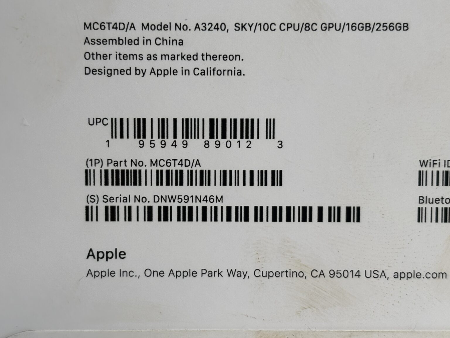 MacBook Air M4 Silver 256gb (2022) – fotka 4